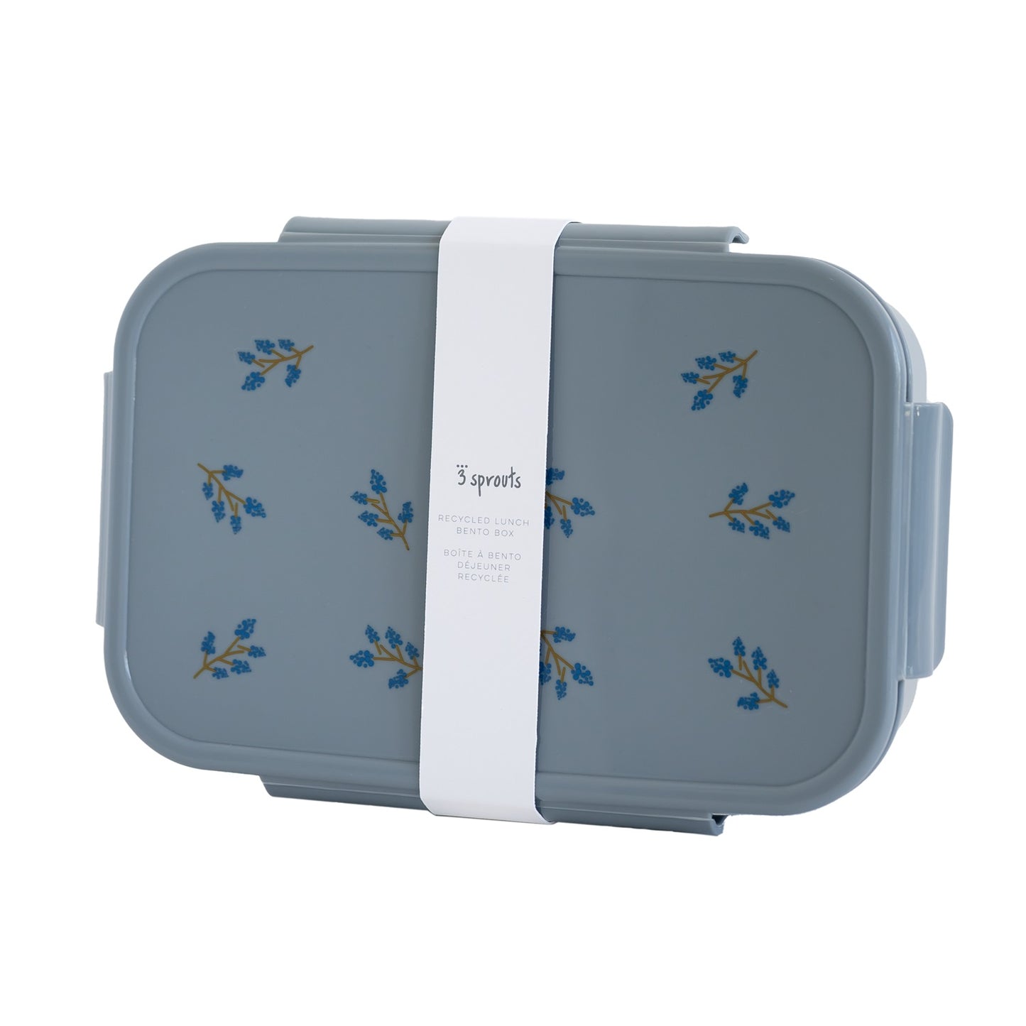 blueberry blue recycled plastic bento box