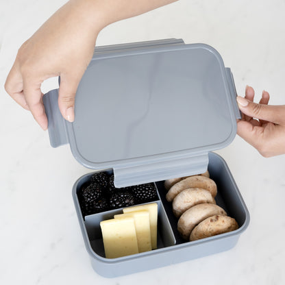 blue recycled plastic bento box