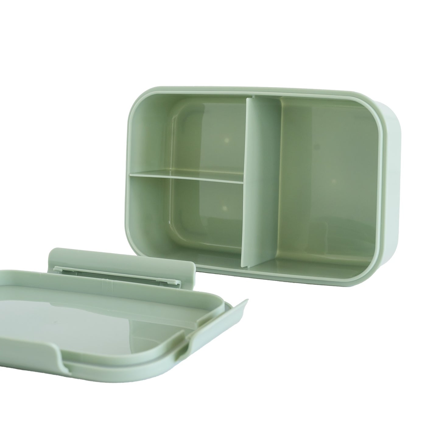 green recycled plastic bento box