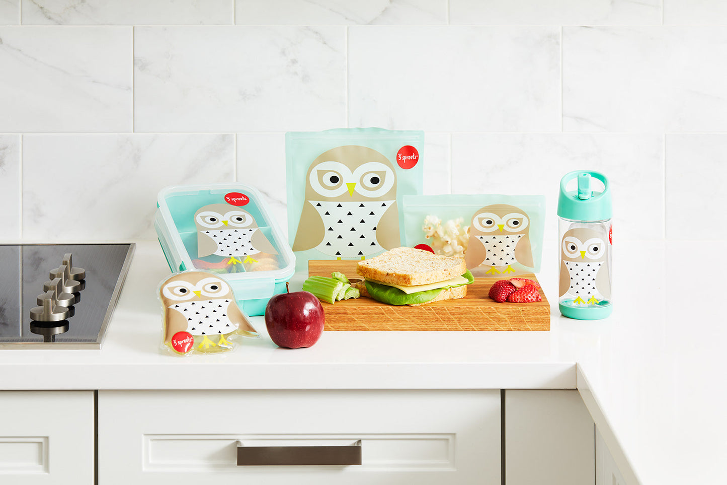 owl sandwich bag (2 pack) - 12 packs