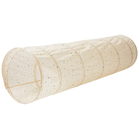 terrazzo beige recycled fabric play tunnel