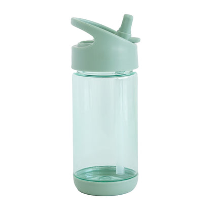 green recycled plastic water bottle