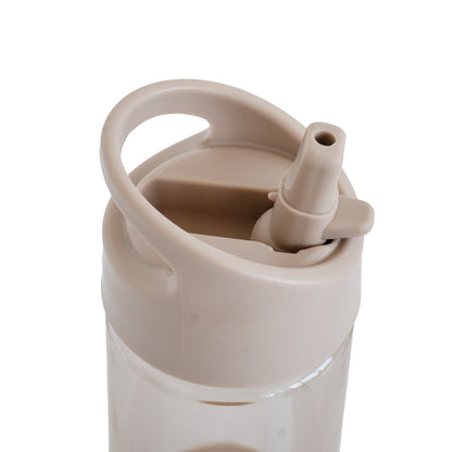 taupe recycled plastic water bottle